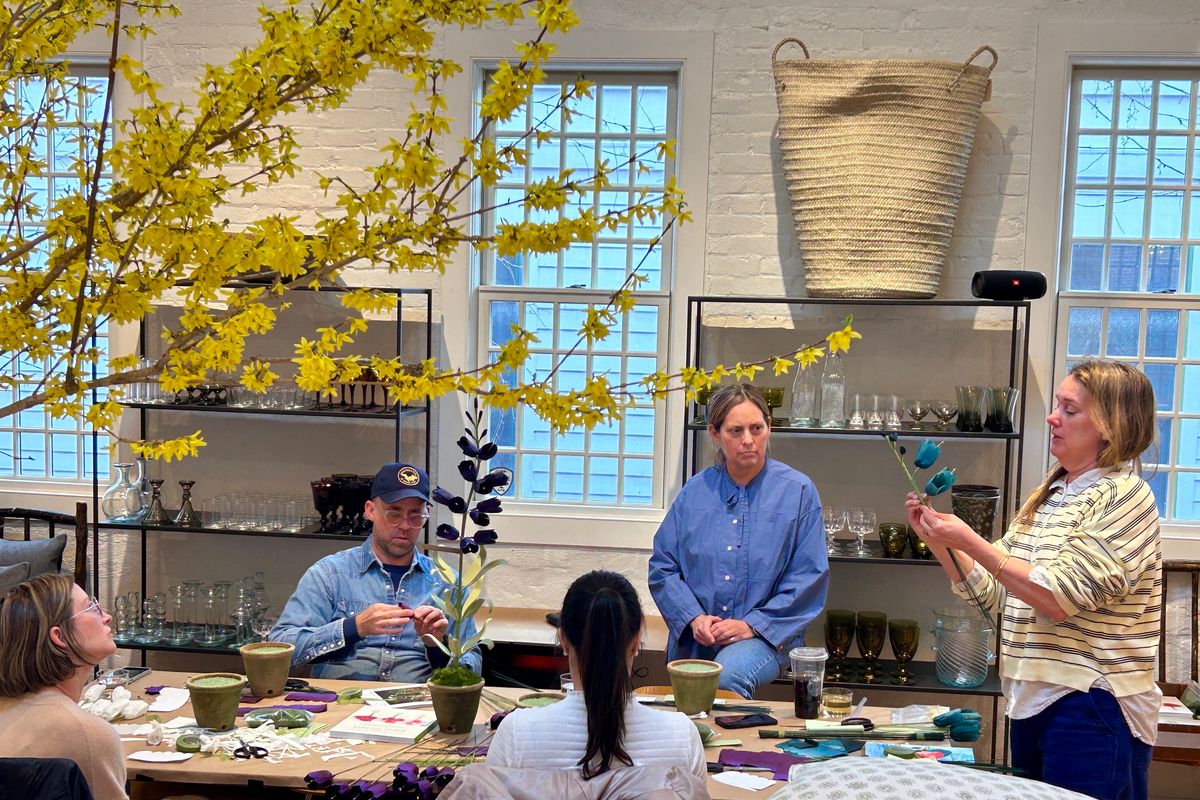 Paper Flower Workshop with Livia Cetti