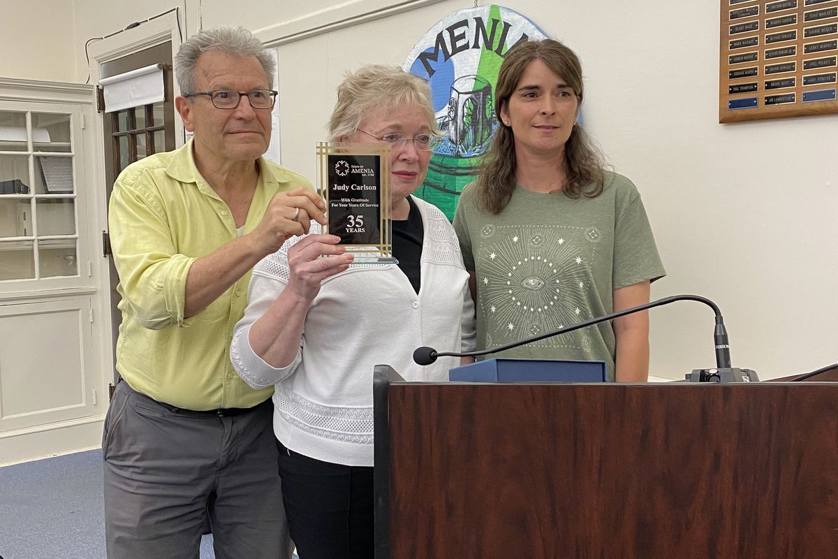 Amenia board honors employees for service