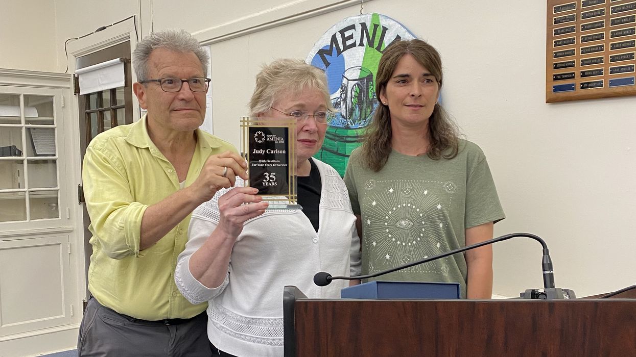 Amenia board honors employees for service