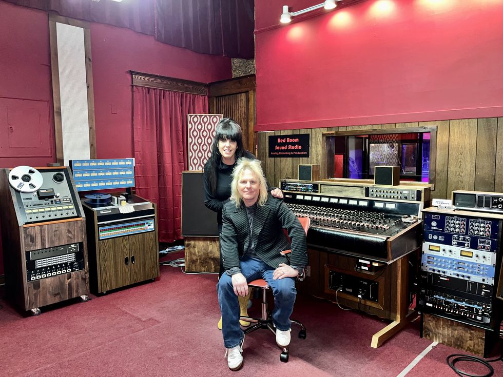 Inside Torrington's Red Room Studio