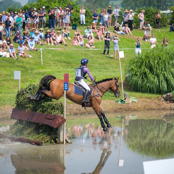 Running through the smoke at the 40th annual Horse Trials