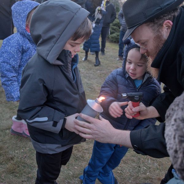 Celebrating Hannukah at Millbrook's Thorne Building
