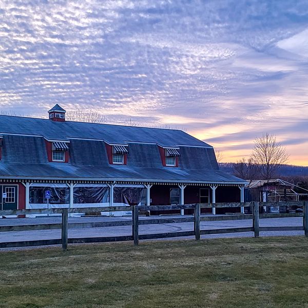 The sun sets on McEnroe’s Farm Stand and Eatery
