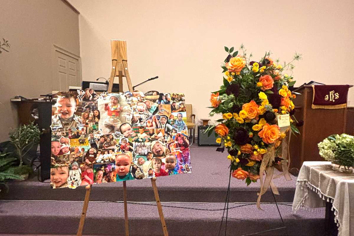 Community gathers to celebrate life of 2-year-old Olly Rea