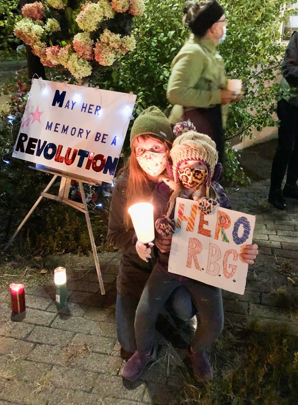 Amenia holds vigil for Ruth Bader Ginsburg