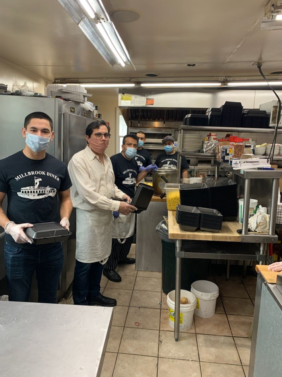 The Millbrook Diner feeds the hungry during COVID-19 crisis