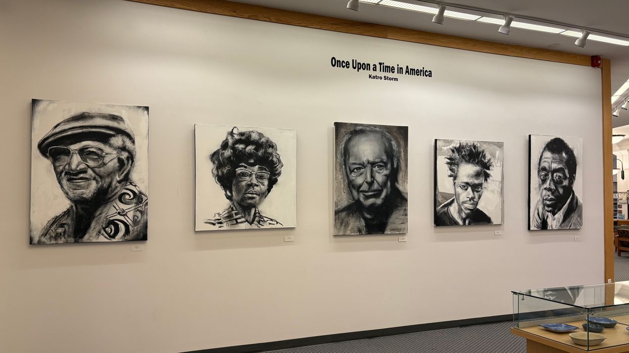 Students curate Katro Storm portraits at HVRHS