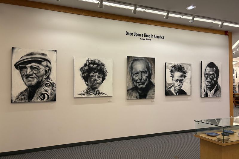 Students curate Katro Storm portraits at HVRHS