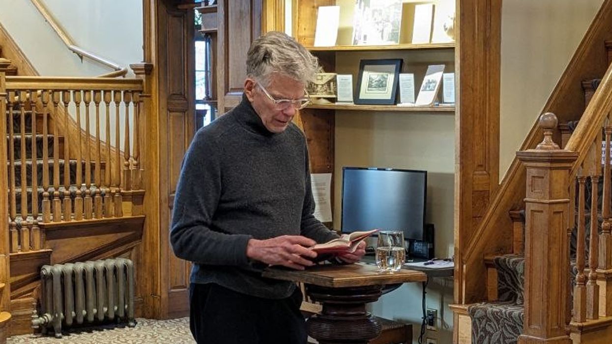 Peter Steiner shares newest book at Hotchkiss Library