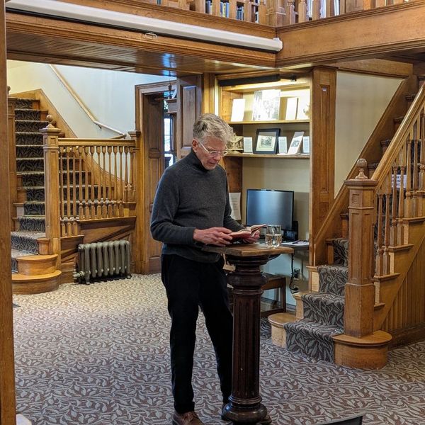 Peter Steiner shares newest book at Hotchkiss Library