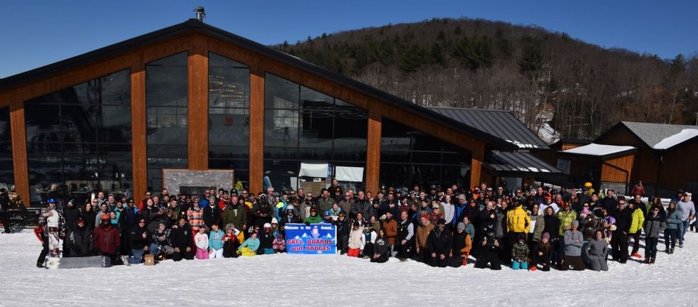Troop K skis to support MS research