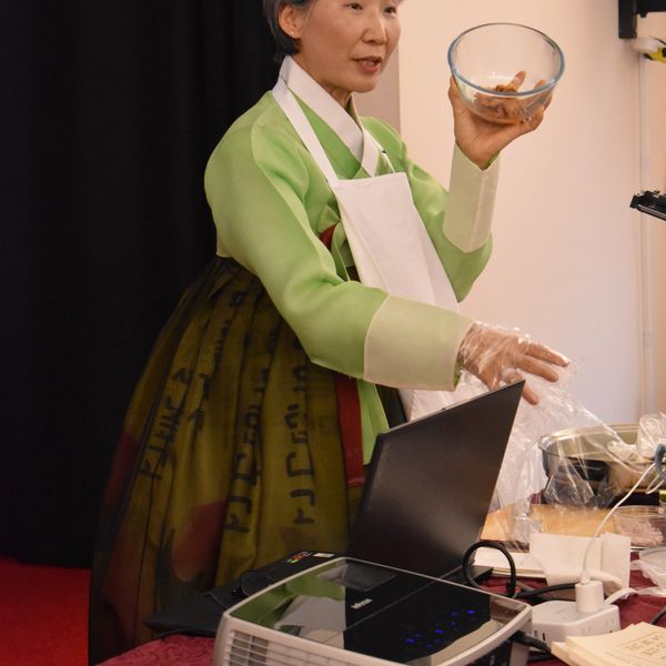 Korean food and culture visits NorthEast-Millerton Library