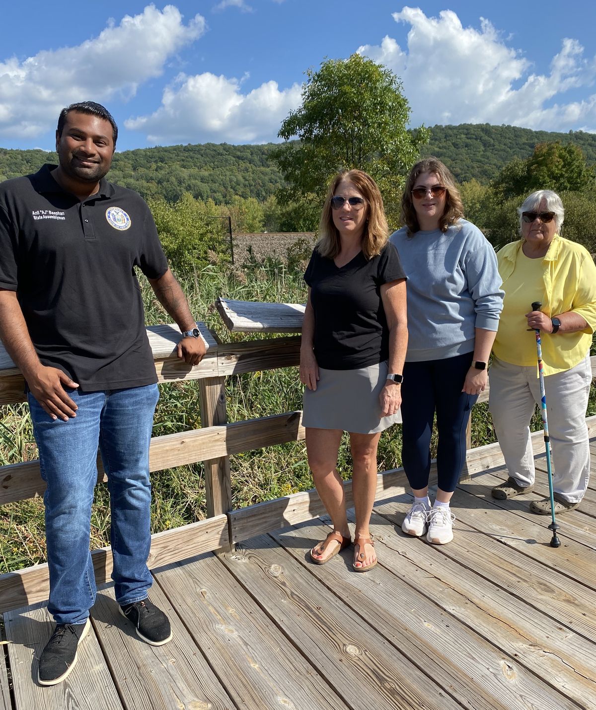 Site visit to the Trail to Train underscores need for repair