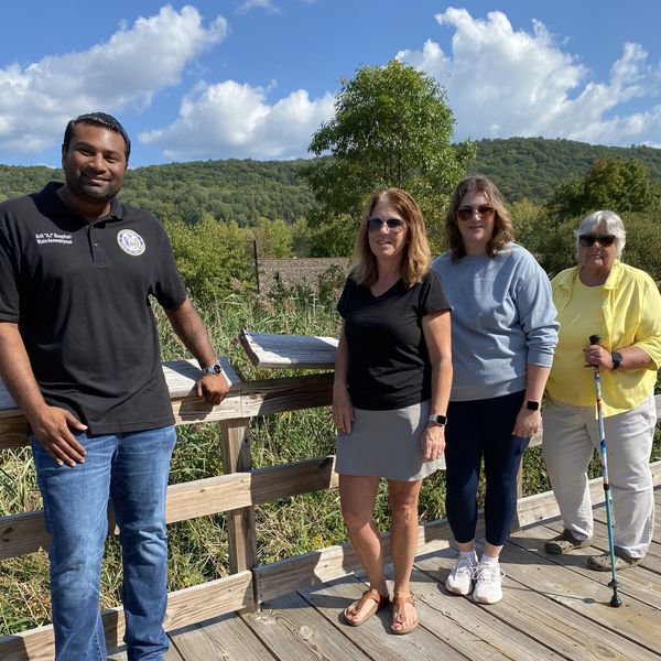 Site visit to the Trail to Train underscores need for repair