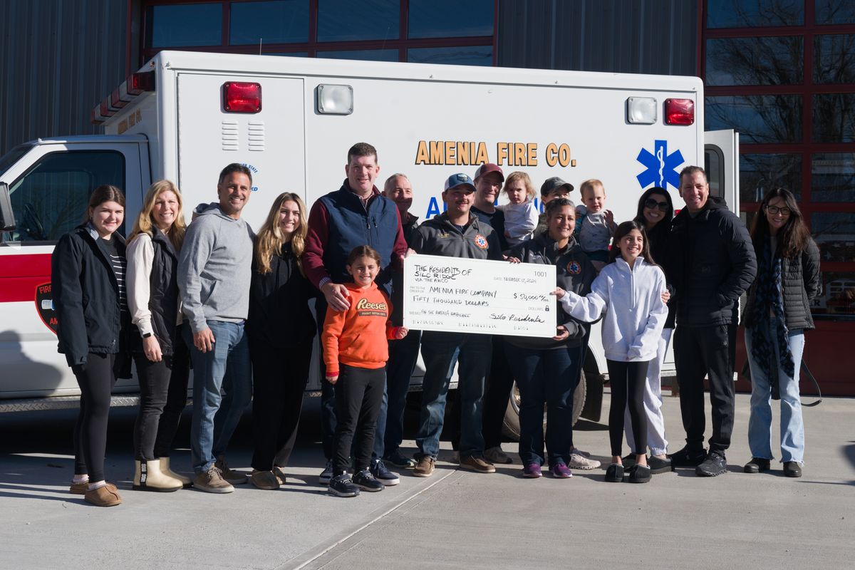 Silo Ridge residents donate $50,000 to Amenia Ambulance Corps