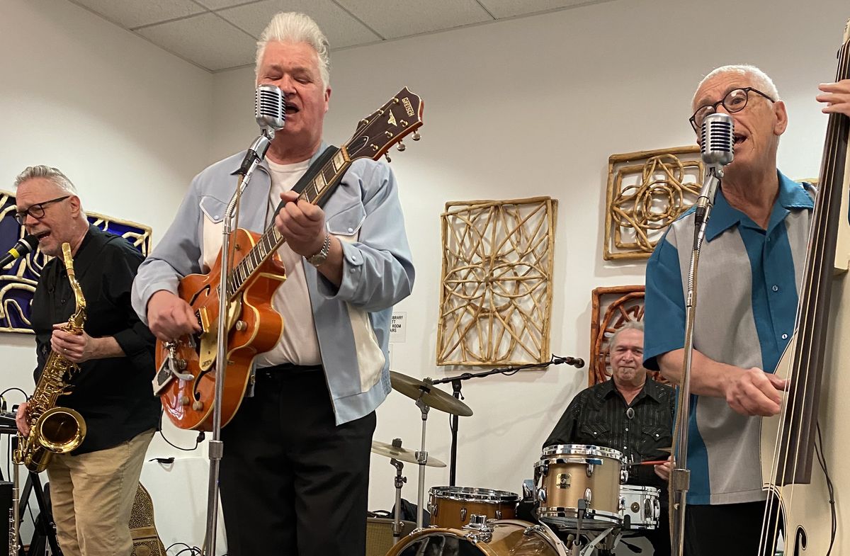 The Lustre Kings rock at The Millbrook Library
