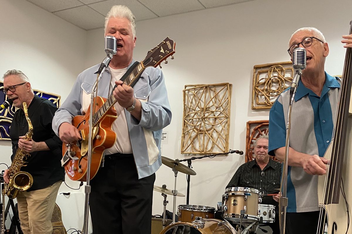 The Lustre Kings rock at The Millbrook Library
