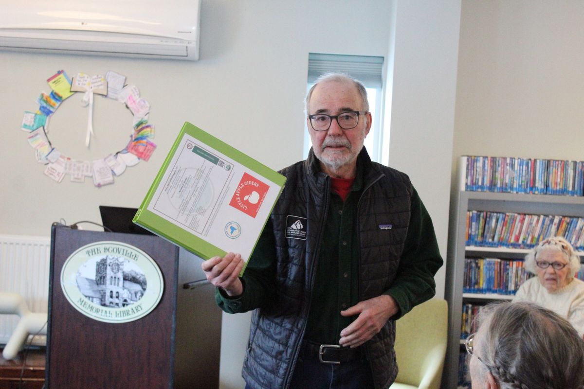 Hillsdale Cider maker visits Scoville Library