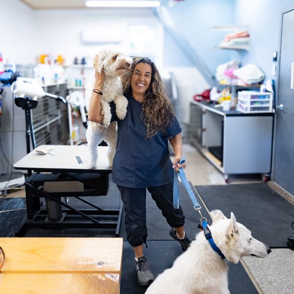 Local groomer talks dogs, shampoo and independence