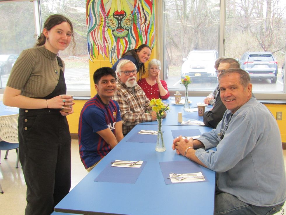 Senior-to-Senior Breakfast tradition bridges the age gap