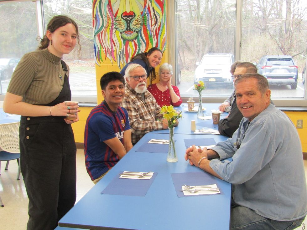 Senior-to-Senior Breakfast tradition bridges the age gap