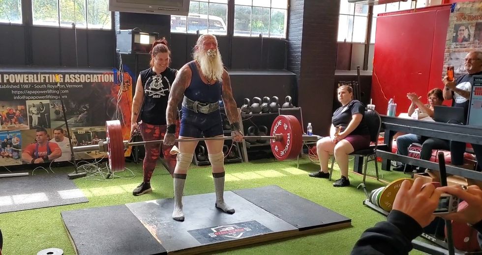 Man sets powerlifting record, on track for world-wide record