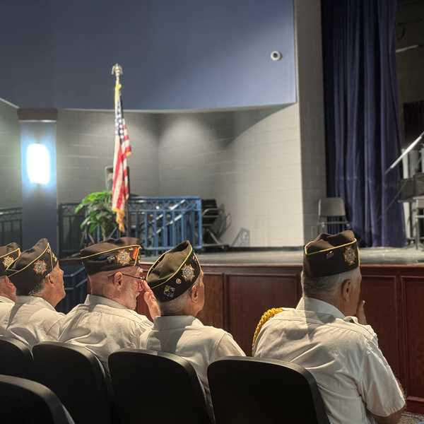 Millbrook rallies for Memorial Day in ceremony held at high school