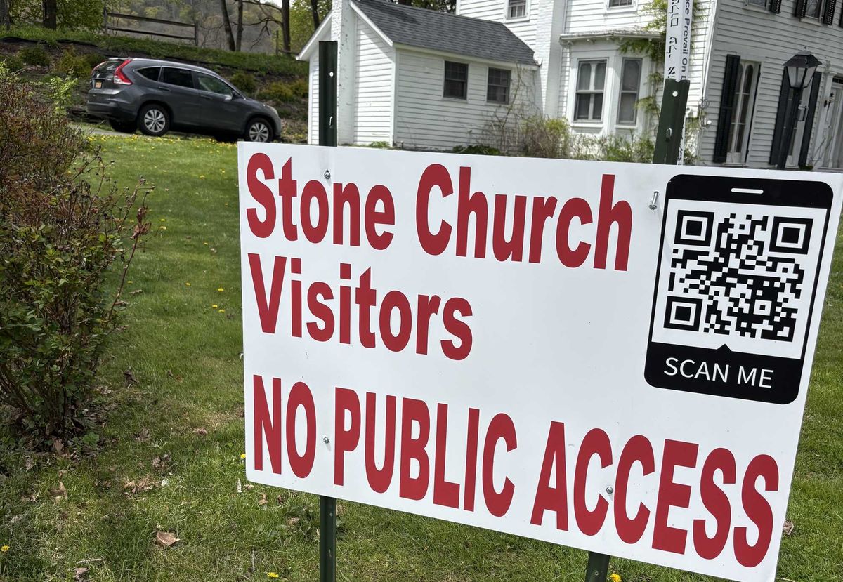 Dover Stone Church trail closed to public