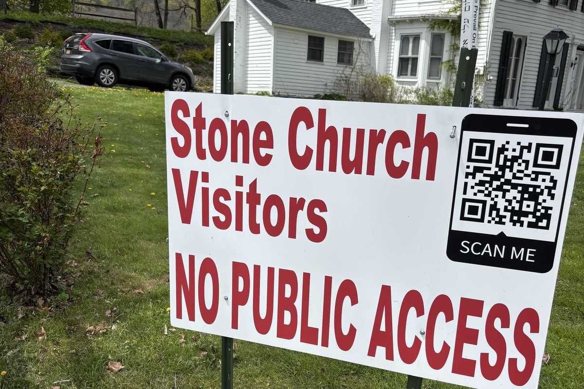 Dover Stone Church trail closed to public