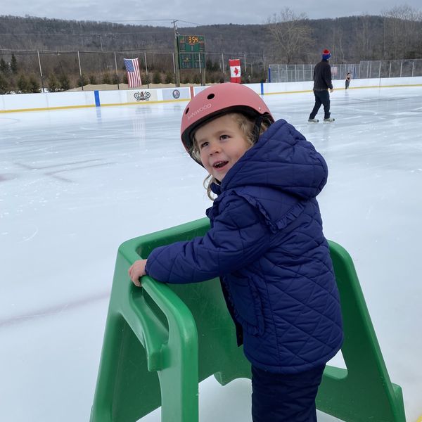 Skaters delight in open rink at Silo Ridge