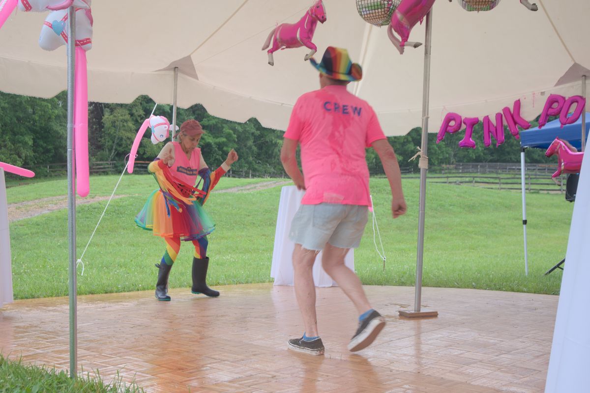 Stanford's pride event in the pink