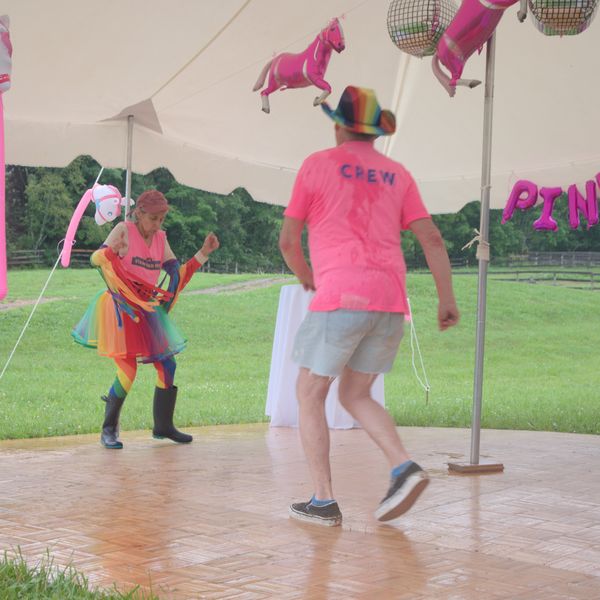 Stanford's pride event in the pink