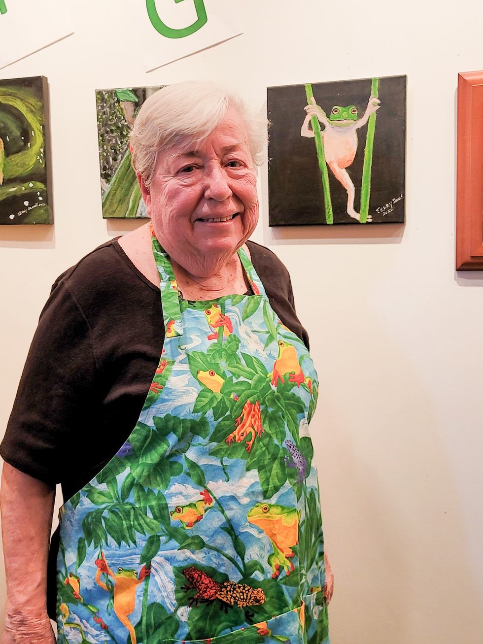 Sawall’s frogs rule at her Fountains art show