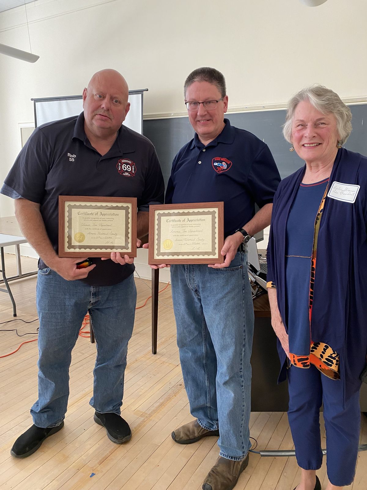 Amenia Historical Society honors local fire companies