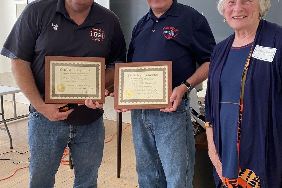 Amenia Historical Society honors local fire companies