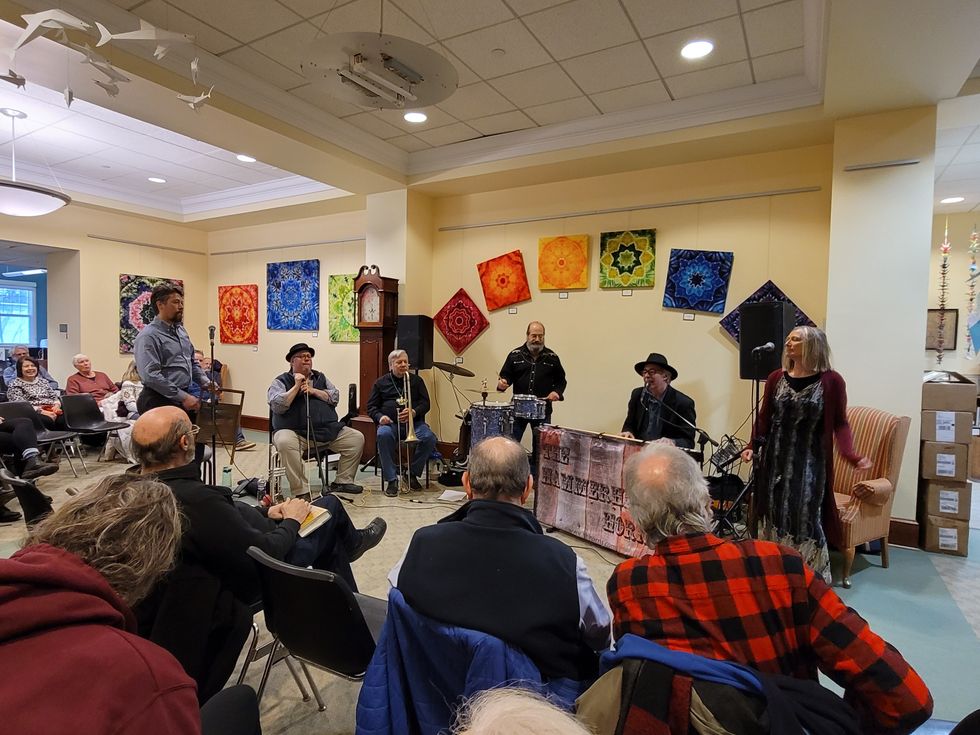 Hammerhead Horns at the Millbrook Library: Exciting times provided by MAG