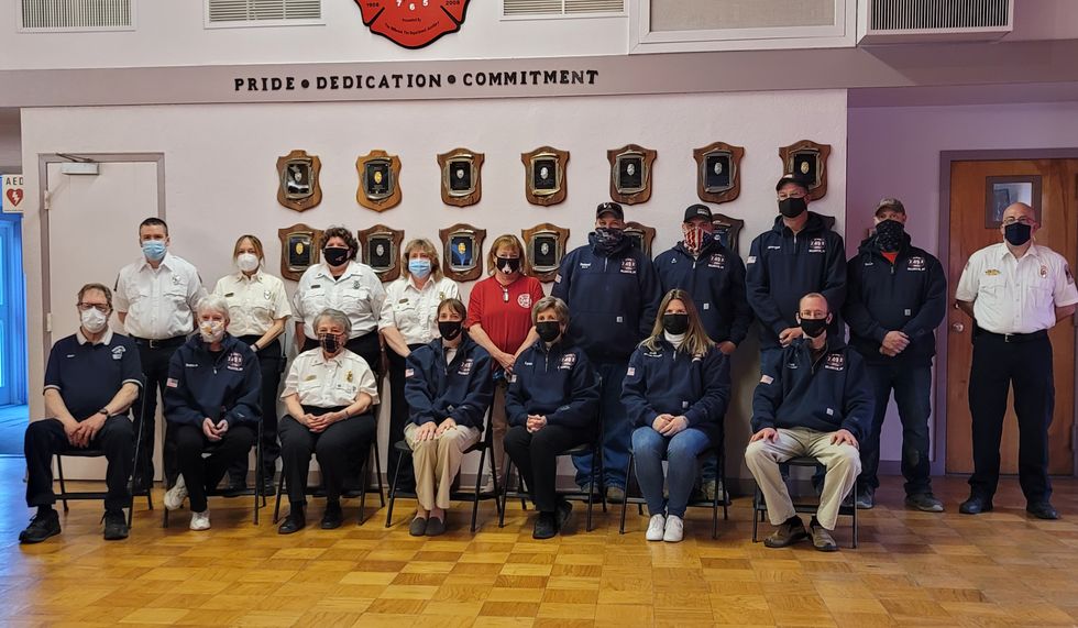 Millbrook Hook and Ladder Co. No. 1 and Rescue Squad induct new officers