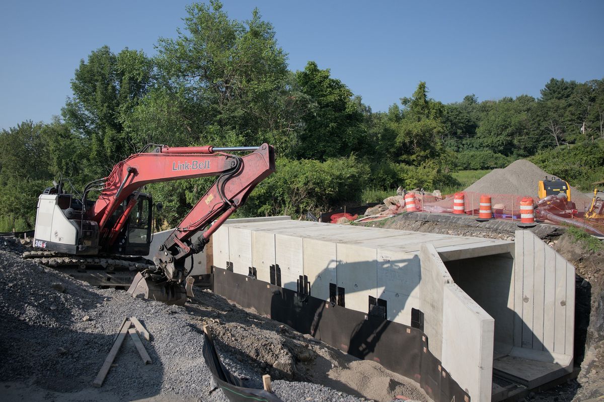 Route 199 culvert replacement on schedule