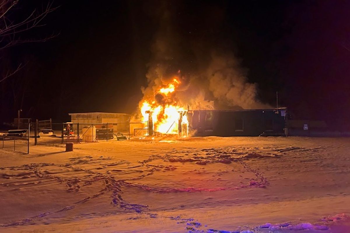 Fire destroys Millerton Water Department building