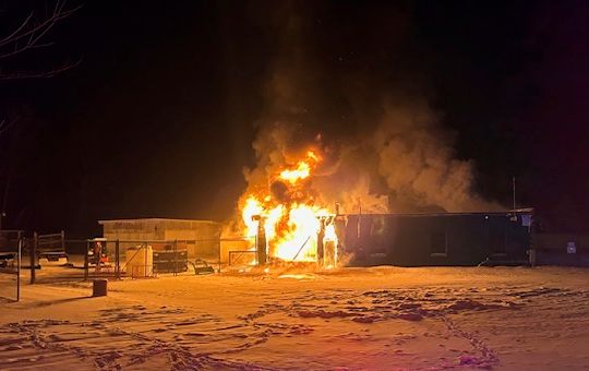 Fire destroys Millerton Water Department building
