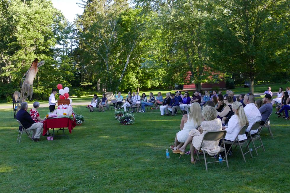 Tears and laughter for 17 in Sharon Center’s class of 2021