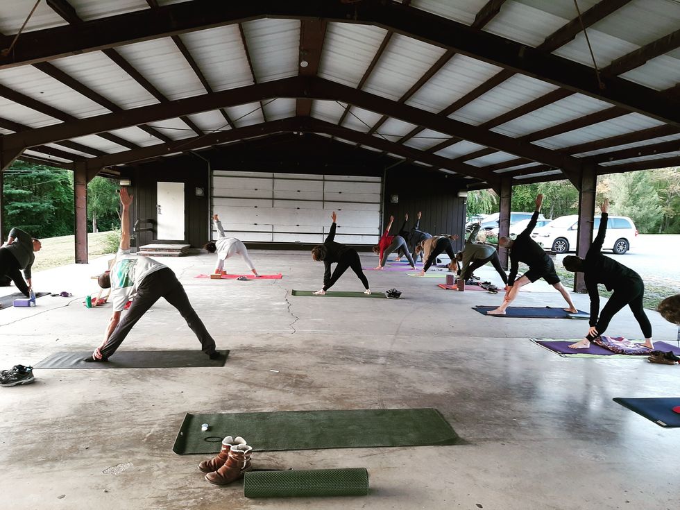 Pine Plains finds ways to stay fit safely with yoga